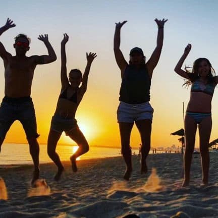 Family on the Beach